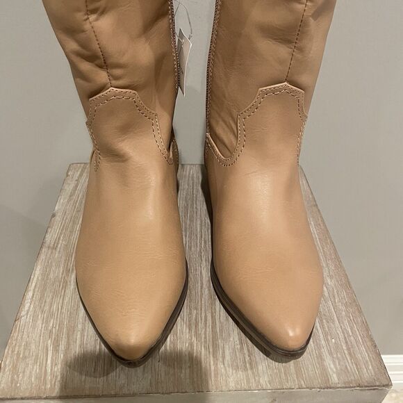 Universal Thread Women's Light Brown Sommer Western Riding Knee Boots Size 6 NWT - Picture 2 of 16